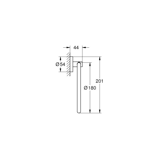 Grohe Essentials Кольцо для полотенца (40365DL1)