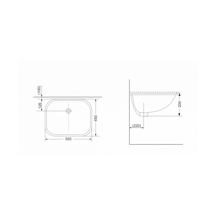 Раковина Devit Quadra 1610132