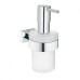 Grohe Essentials Cube Дозатор для жидкого мыла с держателем (40756001)