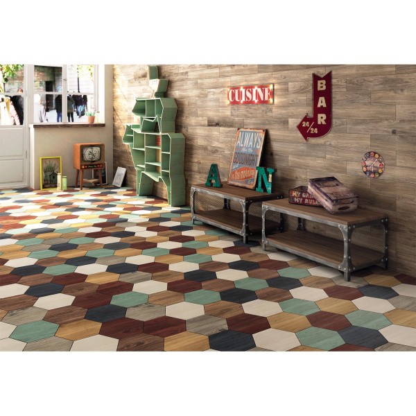 Керамогранит BESTILE ATLAS HExA AGUAMARINA 10×290×258