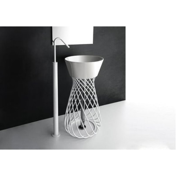 Керамическая раковина 43 см Artceram Wire, white (WIL001 01;00)