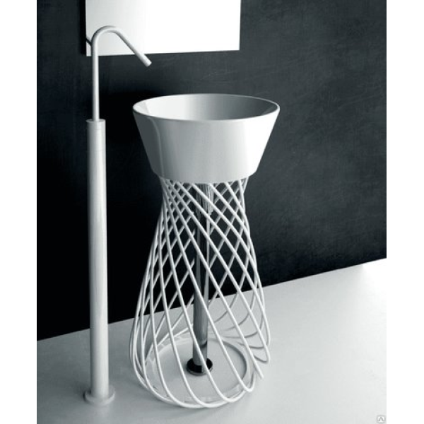 Керамическая раковина 43 см Artceram Wire, white (WIL001 01;00)