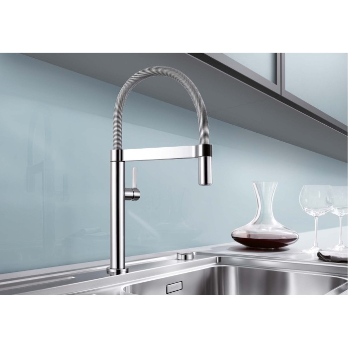 Смеситель кухонный Blanco CULINA - S Mini нержавеющая сталь 519844 Смеситель кухонный Blanco CULINA - S Mini нержавеющая сталь 519844