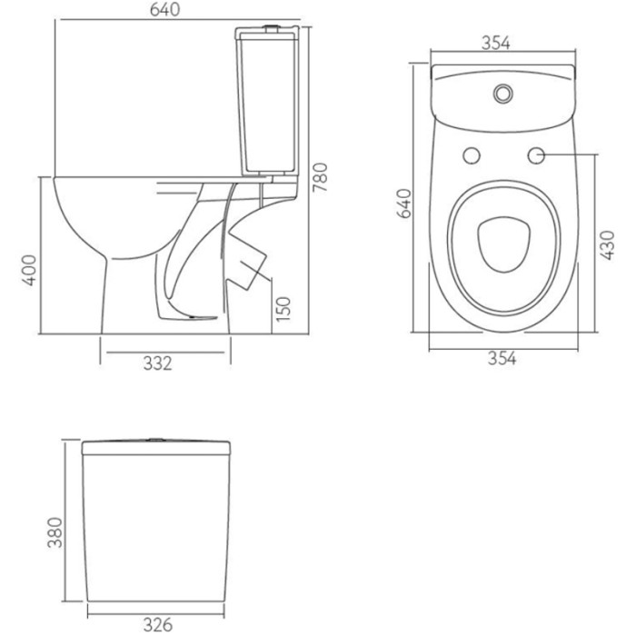 Унитаз Kolo Freja (L79201000) с сиденьем