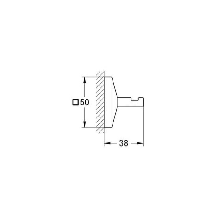 Крючок для полотенец и халатов Grohe Allure Brilliant (40498000)