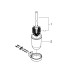 Grohe Туалетный ёршик Essentials Cube в комплекте (40513AL1)