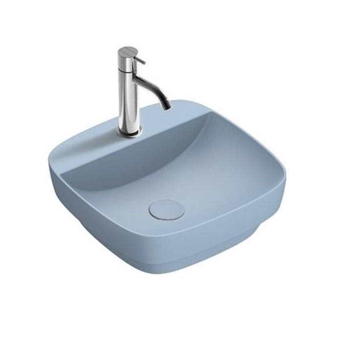 Керамическая раковина 42 см Catalano Green Lux, azzurro satinato
