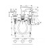Смеситель для раковины на 3 отверстия Hansgrohe PuraVida 15073000