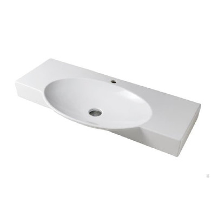 Керамическая раковина 85 см Artceram Swing, white glossy (SWL001 01;00)