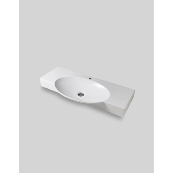 Керамическая раковина 85 см Artceram Swing, white glossy (SWL001 01;00)
