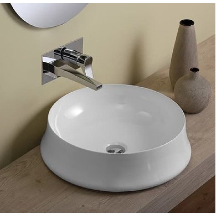 Керамическая раковина 50 см Simas Sharp, bianco glossy SH 01