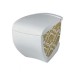 Напольный унитаз Artceram Hi-Line (HIV002 01;89) white glossy/gold damasco