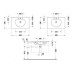 Плитка керамогранит Керамическая раковина 83 см Duravit Darling New 0499830000 для пола