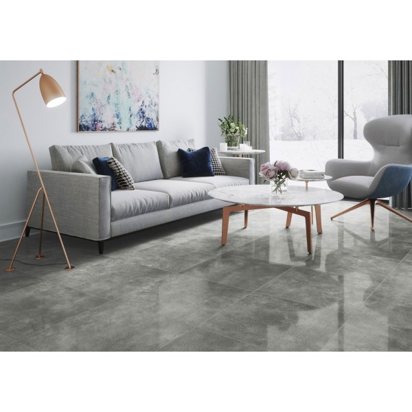 Керамогранит CERRAD PODLOGA APENINO ANTRACYT LAPP RECT 8×597×597 под бетон