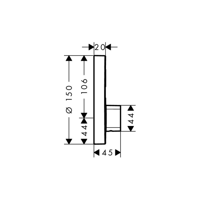 Термостат для душа Hansgrohe ShowerSelect S 15747000
