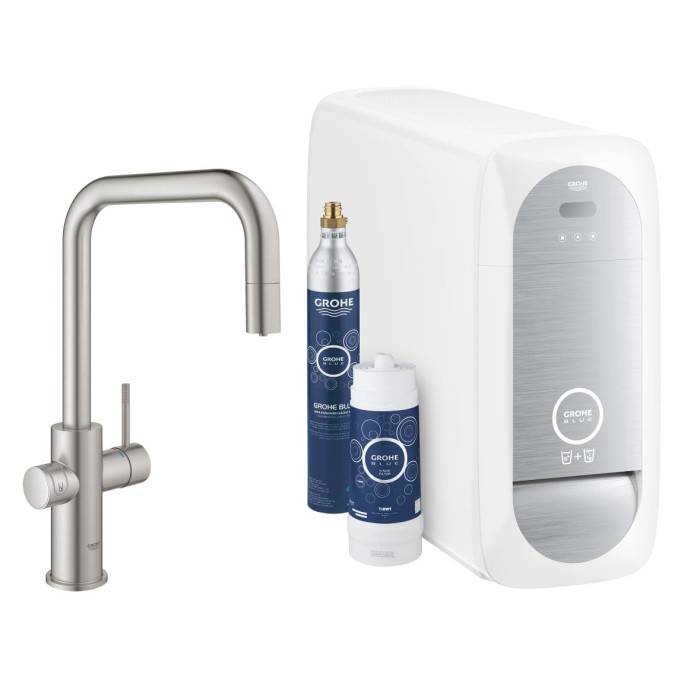 Смеситель со стартовым комплектом GROHE Blue Home 31543DC0