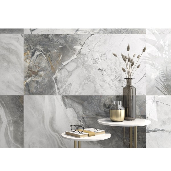 Керамогранит ITT CERAMIC INVISIBLE GREY POLISHED RECT. 10×1200×600