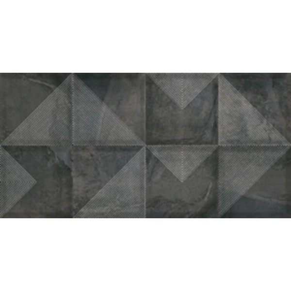 Плитка Cerama Marke SLATE NERO DECOR (стіна) 30х60