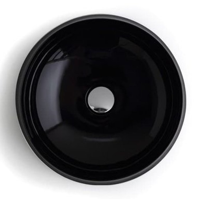 Керамическая раковина 42 см Simas Sharp, nero glossy SH 02