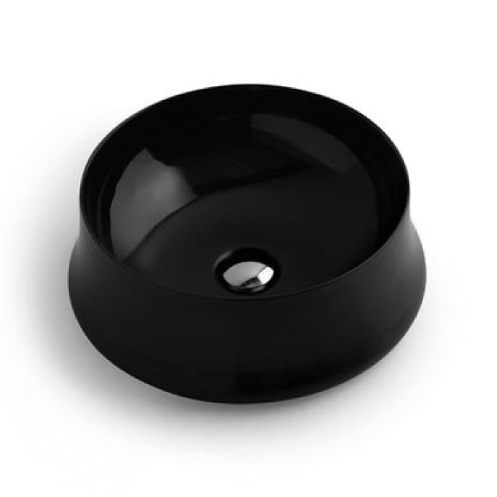 Керамическая раковина 42 см Simas Sharp, nero glossy SH 02