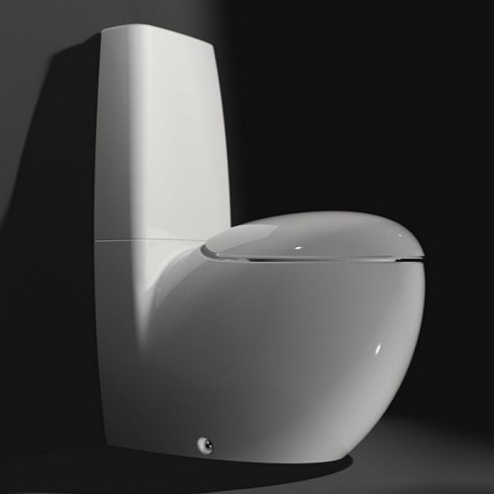 Унитаз Laufen ILBAGNOALESSI ONE с покрытием LCC (H8229764000001) без бачка и сиденья