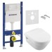 Комплект инсталляция GEBERIT Duofix с унитазом Villeroy & Boch Architectura Direct Flush и сидением soft-close 5684HR01+458.126.00.1