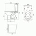 Унитаз Kolo Freja (L79200000) с сиденьем дюолпласт Унитаз Kolo Freja (L79200000) с сиденьем дюолпласт