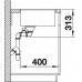 Мойка для кухни Blanco Subline 340/160-F черный  525984