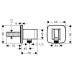 Держатель ручного душа Hansgrohe Fixfit Porter E (26485000) Держатель ручного душа Hansgrohe Fixfit Porter E (26485000)