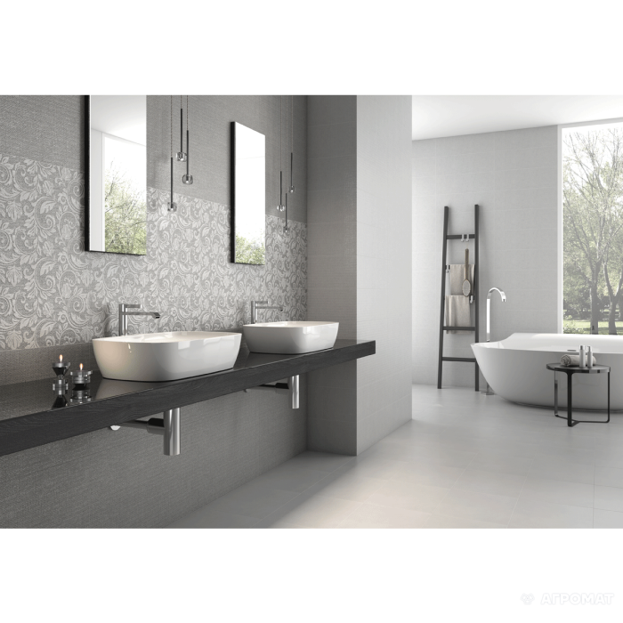 Плитка ITT CERAMIC Passione DECOR GREY 9×600×200