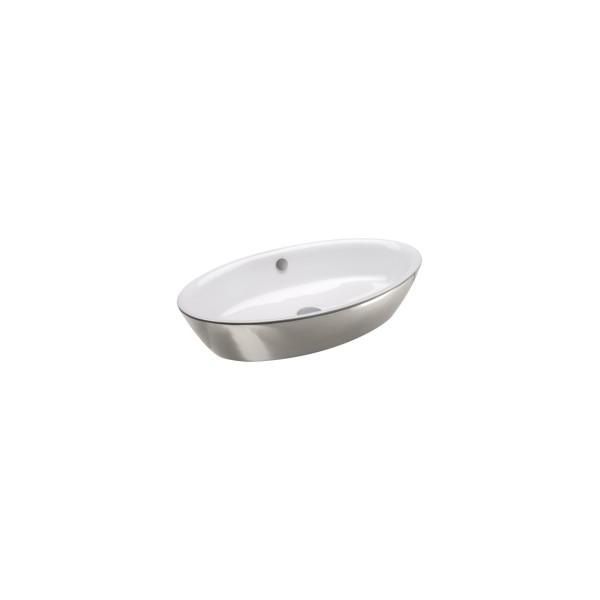 Керамическая раковина 70 см Catalano Gold&Silver, silver/white