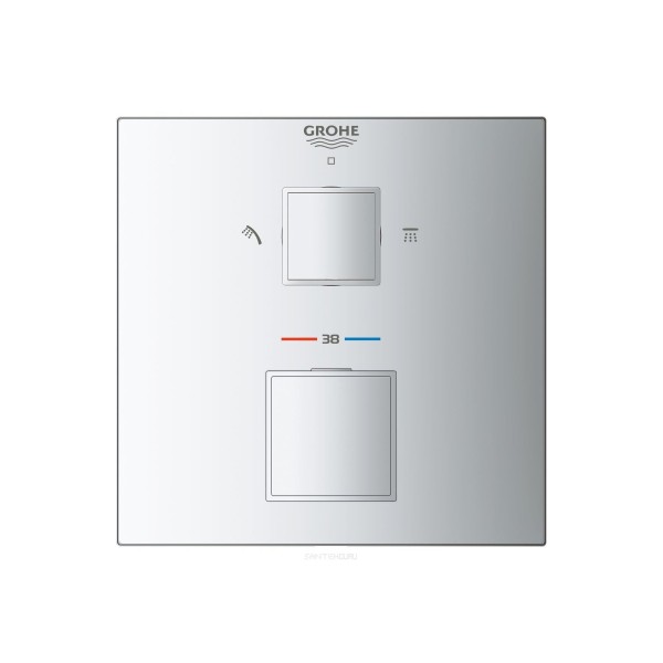 Grohe Grohtherm Cube Термостат для душа с переключателем на 2 положения (24154000)