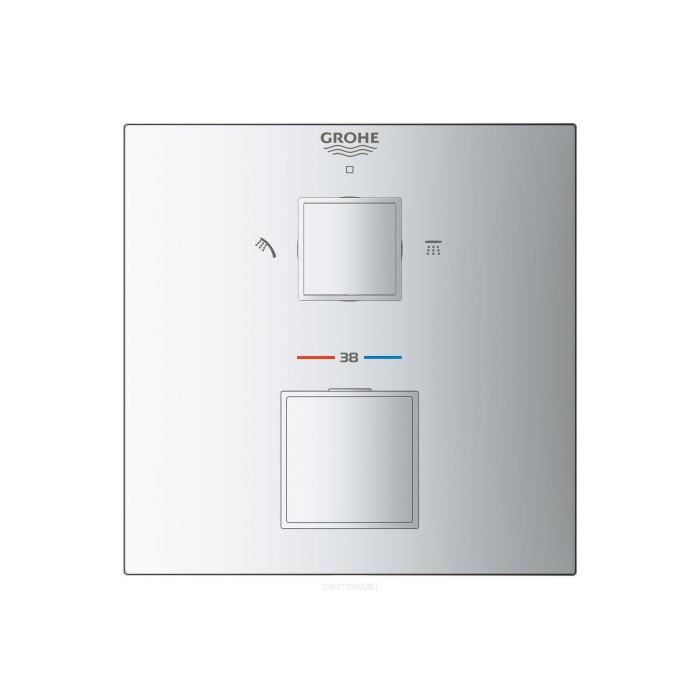 Grohe Grohtherm Cube Термостат для душа с переключателем на 2 положения (24154000)