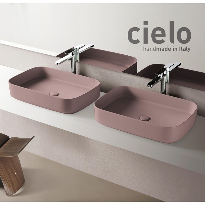 Раковина накладная 60 см Cielo Shui Comfort