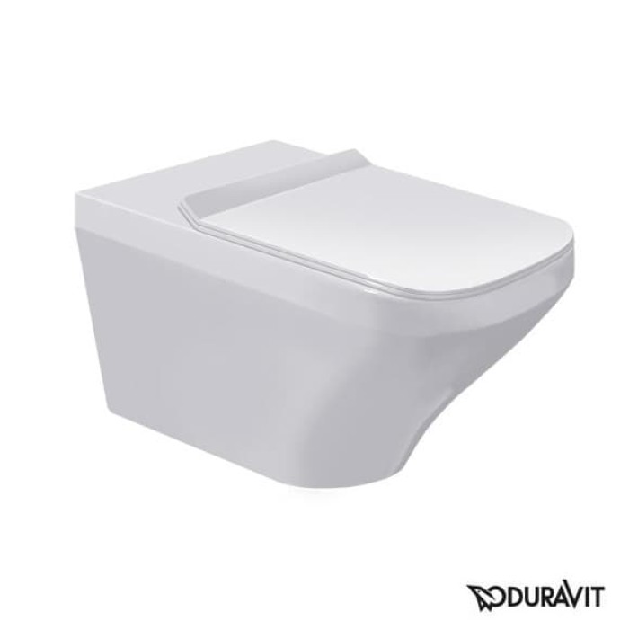 Плитка керамогранит Подвесной безободковый унитаз Duravit Rimless DuraStyle 2542090000 для пола