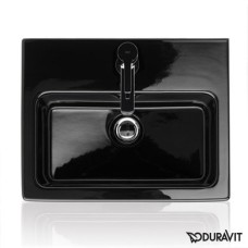 Плитка керамогранит Керамическая раковина 45 см Duravit Vero, черная 0704450800 для пола