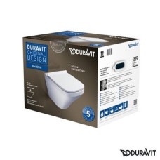 Плитка керамогранит Подвесной унитаз Duravit DuraStyle 45520900A1 с сиденьем Soft Close для пола
