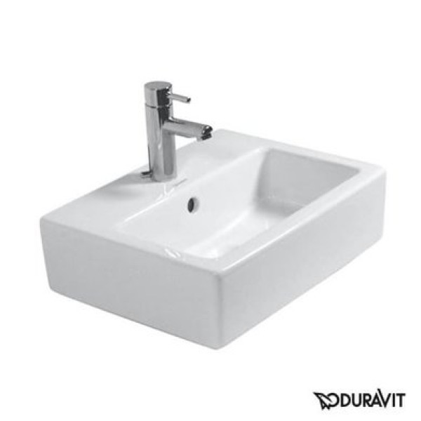 Плитка керамогранит Керамическая раковина 45 см Duravit Vero, белая 0704450000 для пола