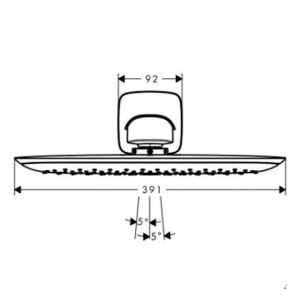 Верхний душ Hansgrohe PuraVida 27437000