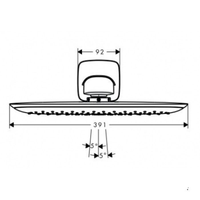 Верхний душ Hansgrohe PuraVida 27437000