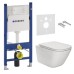 Инсталляция GEBERIT Duofix 458.126.00.1 + унитаз ROCA Gap A34H470000 с сиденьем SoftClose