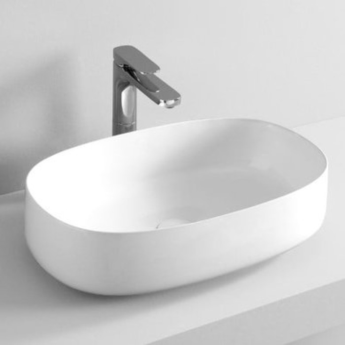 Керамическая раковина 55 см Artceram Cognac, white glossy (COL003 01;00)