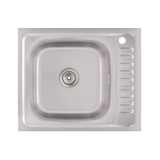 Кухонная мойка Lidz 6050-L Decor 0,6 мм (LIDZ6050L06DEC)