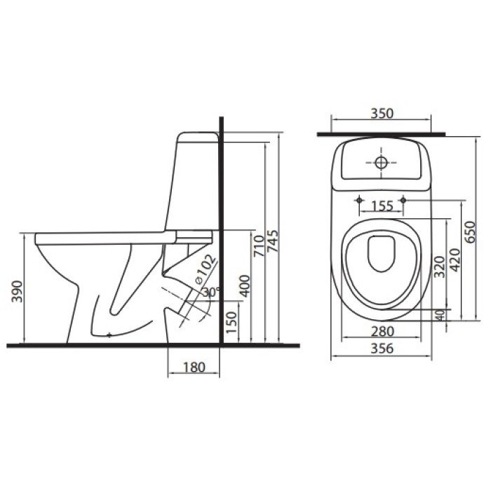 Унитаз Kolo Solo (79232000) с сиденьем полипропилен