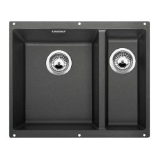 Мойка для кухни Blanco  ROTAN 340/160-U SILGRANIT антрацит 523077