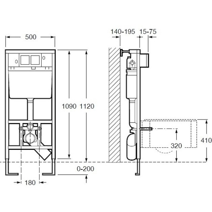 Инсталляция Roca Pro A890090020