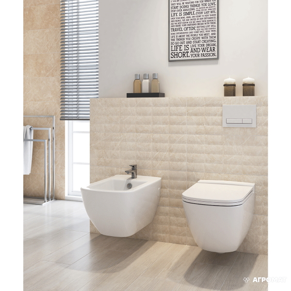 Плитка Opoczno Soft Marble CREAM STRUCTURE 10×740×240 под мрамор