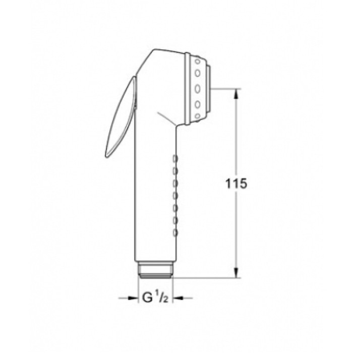 Гигиенический ручной душ Grohe Tempesta-F Trigger Spray 27512001