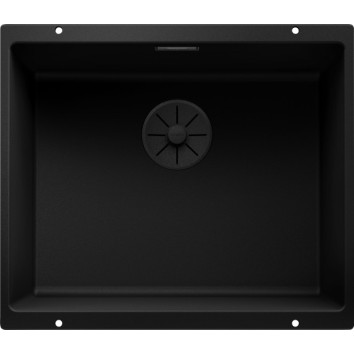 Мойка для кухни Blanco Subline 500-U Black Edition с черной отводной арматурой InFino  526340
