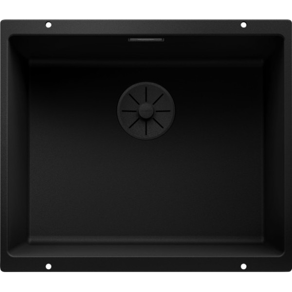 Мойка для кухни Blanco Subline 500-U Black Edition с черной отводной арматурой InFino  526340